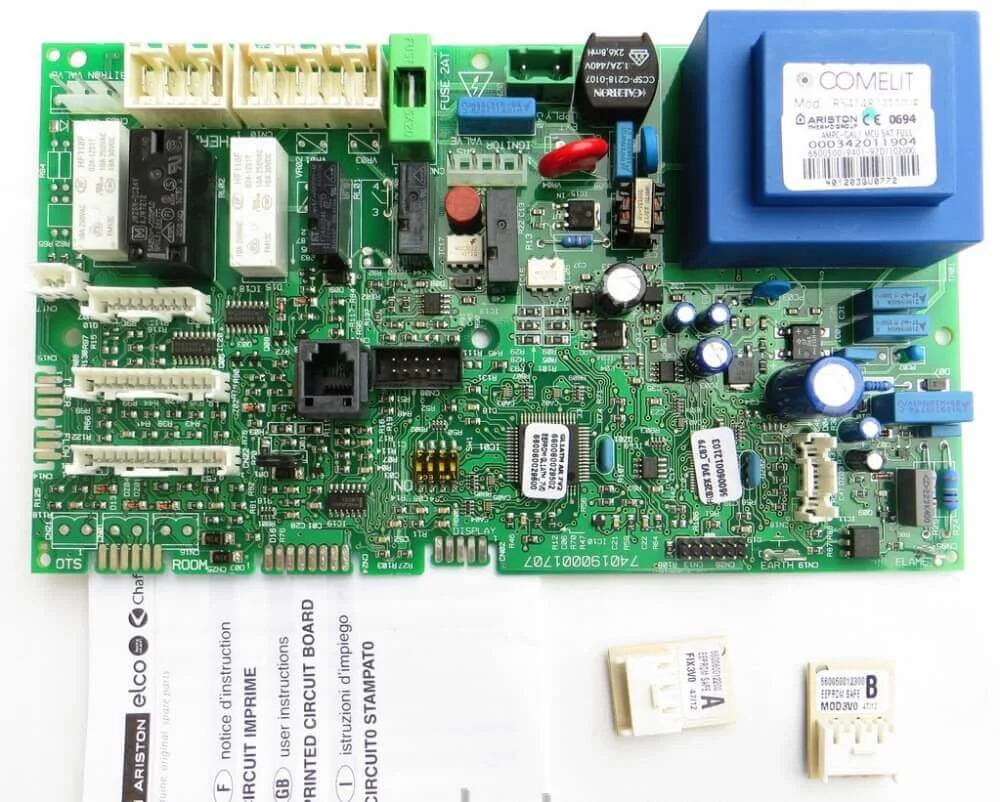 6510581 (65109313-02) Плата управління для котлів Ariston Clas, Genus 24/28 CF/FF