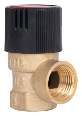 Клапан предохранительный 1/2", 6 bar для котла