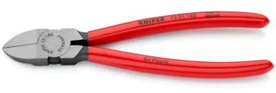 Кусачки диагональные для пластмассы Knipex L=180 мм (72 01 180)