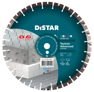 Круг алмазный отрезной 1A1RSS 350 Technic Advanced Distar 14320347025