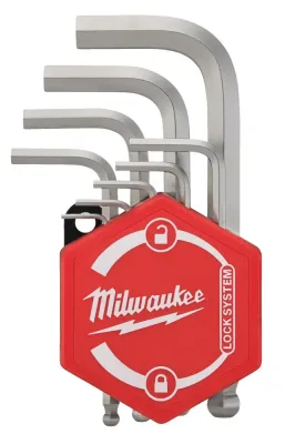 Набір шестигранних ключів HEX 1.5-10 мм 9 од. з кулькою Milwaukee (4932492399)