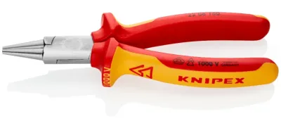 Круглогубці Knipex L=160 мм (22 06 160)