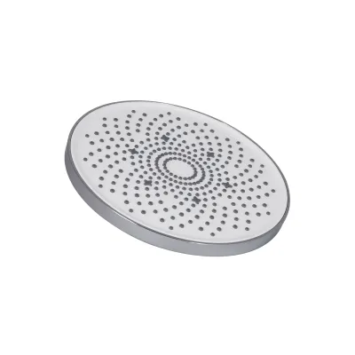 Лейка для верхнего душа Qtap Hlavova 230 мм округлая Хром/Белый