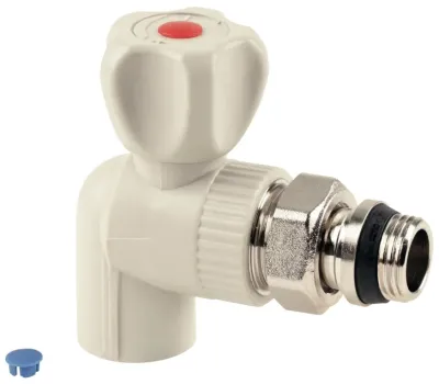 Thermo Alliance Кран радиаторный угловой Ø20x1/2"
