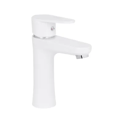 Смеситель для раковины Brinex 37 001 Белый