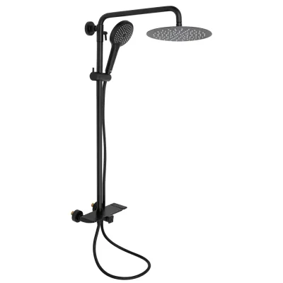 Душевая система Qtap Sloup 51105OGB Черный