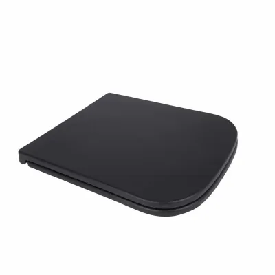 Сидіння для унітаза Qtap Tern QT99HY2322MB Чорний (Slim Duroplast, Quick Release)