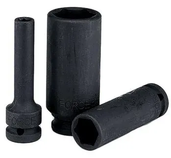 Головка ударная глубокая шестигранная 25 мм 1/2", длина 85 мм Force (4458525)