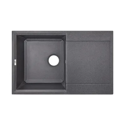 Кухонная мойка Lidz (BLA-03) 790x495/230 Черный