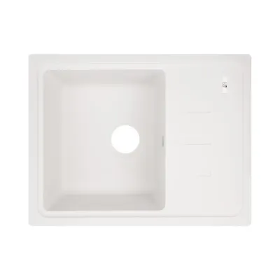 Кухонная мойка Lidz (WHI-01) 620x435/200 Белый