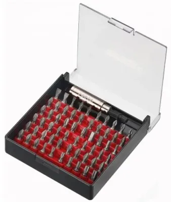 Набор бит 1/4" L25мм PH, PZ, SL, HEX, Torx 61 ед. Force (2611B)