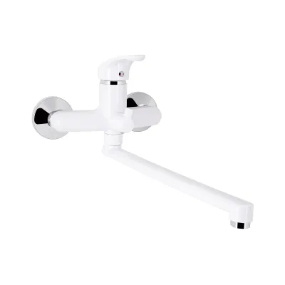Смеситель для ванны Brinex 36 005 Хром / Белый