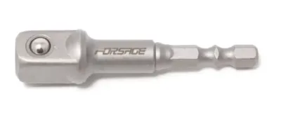 Переходник под шуруповерт 1/4" > 1/2" L72 мм Forsage (F-8092450)