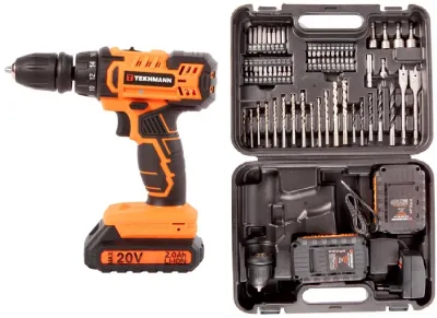 Шуруповерт аккумуляторный Tekhmann TCD-18/2 BS KIT (850980)