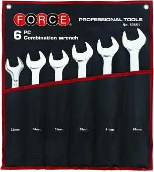 Набор ключей комбинированных 32-46 мм 6 ед. Force (50651)
