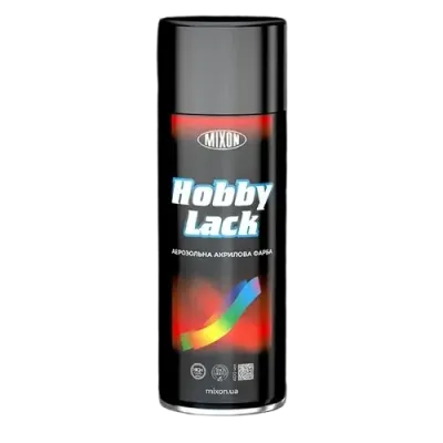 Аэрозольный акриловый грунт Черный 400мл Hobby Lack Mixon HL35
