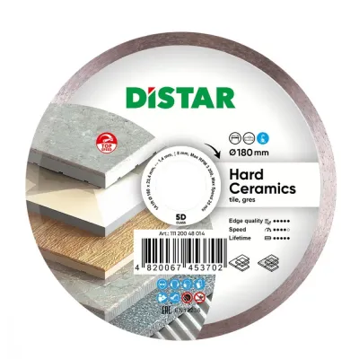 Круг алмазный отрезной 1A1R 180 Hard Ceramics Distar 11120048014