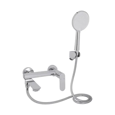 Смеситель для ванны Qtap Evia QTEVI260CRM47578 Хром
