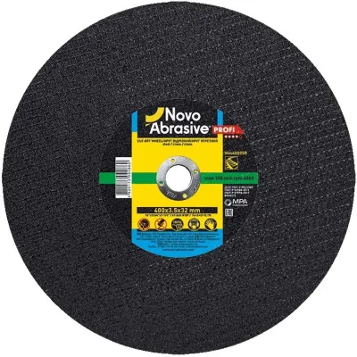 Круг отрезной по рельсе NovoAbrasive Profi 41 Ø400х3.5х32мм