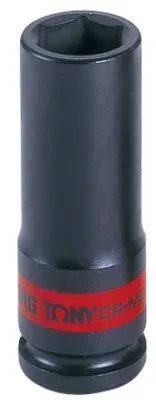 Головка ударная King Tony 1/2" 3/8" 6-ти гранная (443512S)