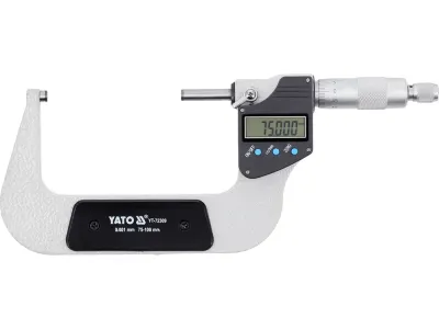 Микрометр 75-100 мм с цифровым дисплеем Yato YT-72309