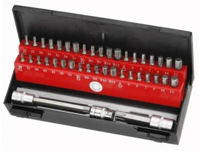 Набор бит 10мм HEX, Torx, Spline 44 шт. Force (4442C)