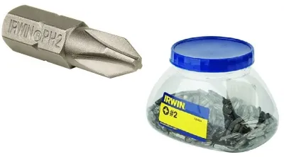 Бита Irwin Grabit Jar 1/4" L25мм PH2 250шт (10504384)