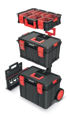 Набор ящиков для инструментов 4 в 1 Modular Solution Kistenberg (KMSS553585B)
