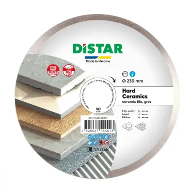 Круг алмазный отрезной 1A1R 230 Hard Ceramics Distar 11120048017