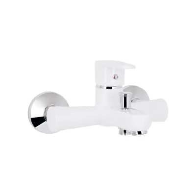 Смеситель для ванны Brinex 37 006 Хром / Белый