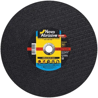 Диск отрезной по металлу NovoAbrasive Profi 41 Ø 400 мм 3.5 мм 32 мм