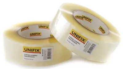 Стрічка клейка пакувальна 750 м 45 мм 38 мкм Unifix (SK-54057052)