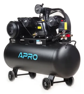 Компресор трициліндровий пасовий 3кВт 530л/хв 100л OFBD-100X Apro 850184