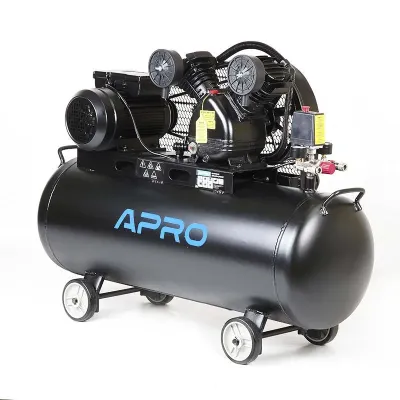Компресор двоциліндровий пасовий Apro 2.2кВт 402л/хв 100л (850182)