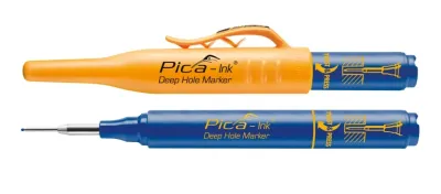 Маркер фирменный с длинным носиком Pica Ink Deep Hole Marker Синий (150/41)