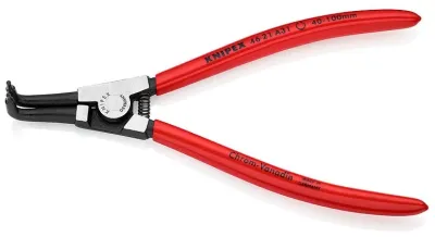 Щипцы для наружных стопорных колец под углом 90° Knipex L=200 мм (46 21 A31)