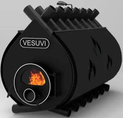Печь-булерьян Vesuvi classic тип 00 (стекло + перфорация) 6 кВт