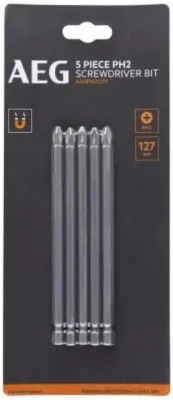 Бита PH2 1/4" L150мм 5шт AEG ASDPH21505 (4932479506)