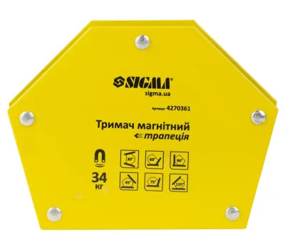Магнит для сварки трапеция Sigma 34кг