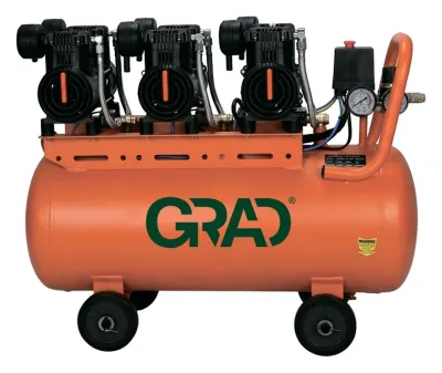 Компресор безмасляний Grad 80л 3.9кВт 8бар