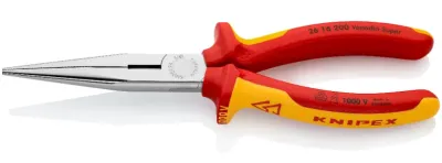 Плоскогубцы с режущими кромками Knipex L=200 мм (26 16 200)