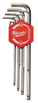 Набір шестигранних ключів HEX 1.5-10 мм 9 од. з кулькою Milwaukee (4932478621)