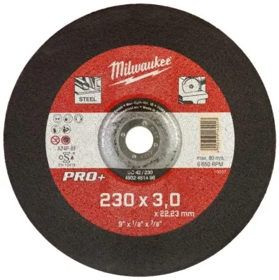 Диск отрезной по металлу Milwaukee SC 41/230х3 PRO+ (4932451494)