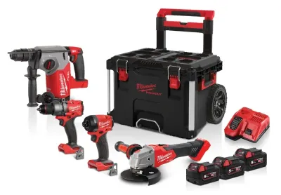 Набор Milwaukee M18 FPP4BJ-503P: 4 инструмента + PACKOUT