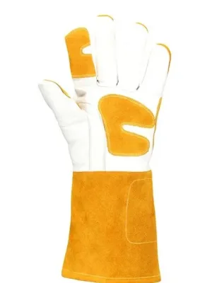 Зварювальні краги WELD PRO Yellow посилені Р10 70090
