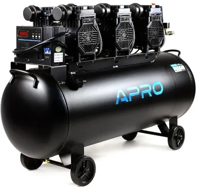 Компрессор шестицилиндровый безмасляный OFE-100 Apro 3х1.5кВт 712л/мин 100л (850174)