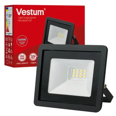 Прожектор светодиодный Vestum 10W 6500K IP65 (1-VS-3013)