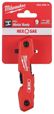 Набір дюймових шестигранних ключів HEX 5/64"-1/4" 9 шт. Milwaukee (4932493614)