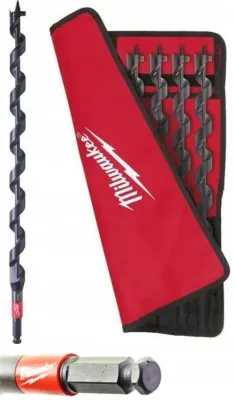 Набор спиральных сверл по дереву Milwaukee Impact Linemans Ø 14.0 - 20.0 мм (4 шт.) (48136780)