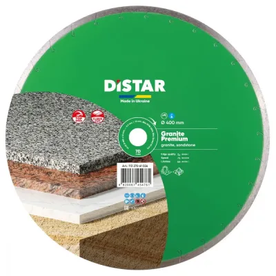 Круг алмазный отрезной 1A1R 400 Granite Premium Distar 11327061026